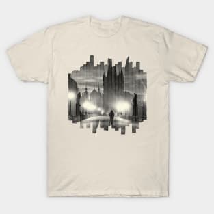 Prague - Paper Tape T-Shirt